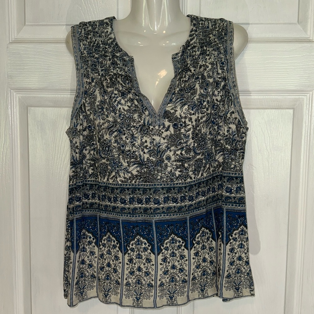 New! Lucky brand, sleeveless blouse large